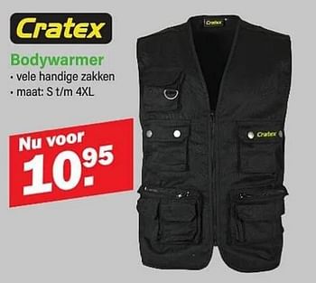 Promotions Bodywarmer - Cratex - Valide de 01/04/2024 à 20/04/2024 chez Van Cranenbroek
