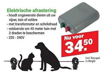 Promoties Elektrische afrastering - Huismerk - Van Cranenbroek - Geldig van 01/04/2024 tot 20/04/2024 bij Van Cranenbroek