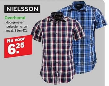 Promoties Overhemd - Nielsson - Geldig van 01/04/2024 tot 20/04/2024 bij Van Cranenbroek