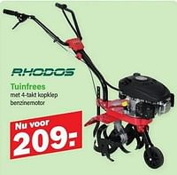 Rhodos tuinfrees met 4-takt kopklep benzinemotor-Rhodos
