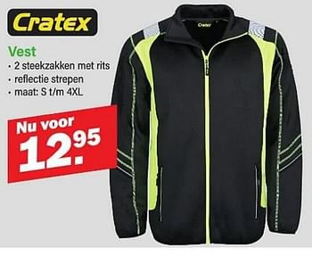 Promotions Vest - Cratex - Valide de 01/04/2024 à 20/04/2024 chez Van Cranenbroek