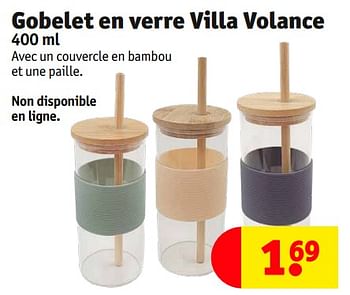 Promotions Gobelet en verre villa volance - Villa Volance - Valide de 02/04/2024 à 07/04/2024 chez Kruidvat