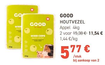 Promoties Good houtvezel appel - Good - Geldig van 03/04/2024 tot 14/04/2024 bij Tom&Co