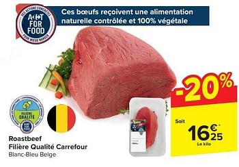 Promotions Roastbeef filière qualité carrefour - Produit maison - Carrefour  - Valide de 03/04/2024 à 09/04/2024 chez Carrefour