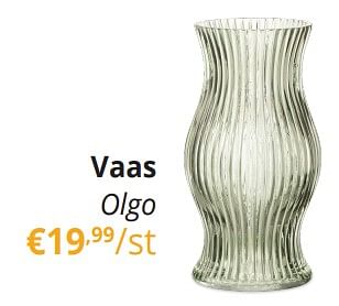 Promoties Vaas olgo - Huismerk - Ygo - Geldig van 29/03/2024 tot 28/04/2024 bij Ygo
