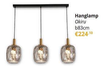 Promoties Hanglamp okiru - Huismerk - Ygo - Geldig van 29/03/2024 tot 28/04/2024 bij Ygo