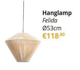 Promoties Hanglamp felida - Huismerk - Ygo - Geldig van 29/03/2024 tot 28/04/2024 bij Ygo