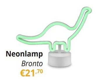 Promoties Neonlamp bronto - Huismerk - Ygo - Geldig van 29/03/2024 tot 28/04/2024 bij Ygo