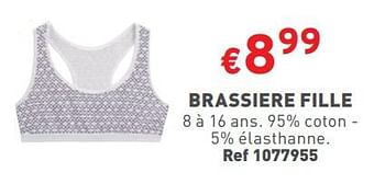 Promotions Brassiere fille - Petit Beguin - Valide de 03/04/2024 à 08/04/2024 chez Trafic