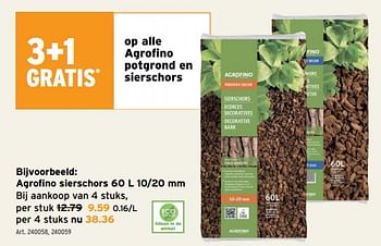 Promoties Agrofino sierschors - Agrofino - Geldig van 03/04/2024 tot 09/04/2024 bij Gamma