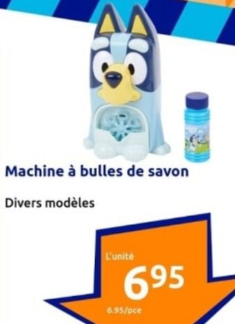 Promotions Machine à bulles de savon - Produit Maison - Action - Valide de 03/04/2024 à 09/04/2024 chez Action