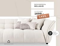 Promoties Designsofa bellagio - Huismerk - Xooon - Geldig van 21/03/2024 tot 22/05/2024 bij Xooon