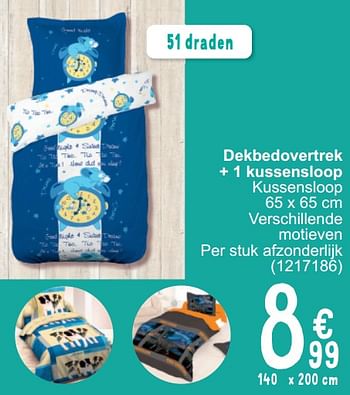 Promoties Dekbedovertrek + 1 kussensloop - Huismerk - Cora - Geldig van 02/04/2024 tot 15/04/2024 bij Cora