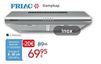 Friac dampkap dk0060ix-Friac