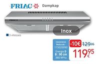 Friac dampkap dk0090ix-Friac