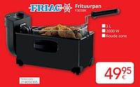 Friac frituurpan f305bk-Friac