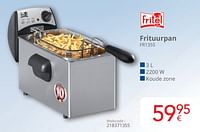 Promoties Fritel frituurpan fr1355 - Fritel - Geldig van 01/04/2024 tot 30/04/2024 bij Eldi