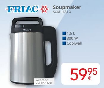 Promoties Friac soupmaker som 1681 x - Friac - Geldig van 01/04/2024 tot 30/04/2024 bij Eldi