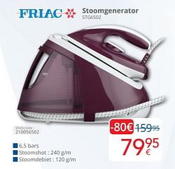 Friac stoomgenerator stg6502