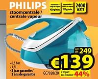 Philips stoomcentrale - centrale vapeur gc7920-20-Philips
