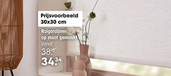Promoties Rolgordijnen op maat gemaakt - Huismerk - Kwantum - Geldig van 08/04/2024 tot 14/04/2024 bij Kwantum