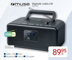 Muse digitale radio cd m32 db
