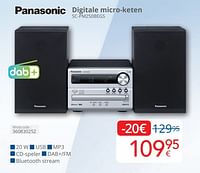 Panasonic digitale micro keten sc pm250begs-Panasonic