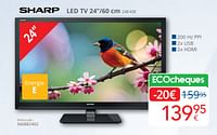 Sharp led tv 24``24e43e-Sharp
