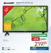 Sharp smart tv 32`` 32fg4-Sharp