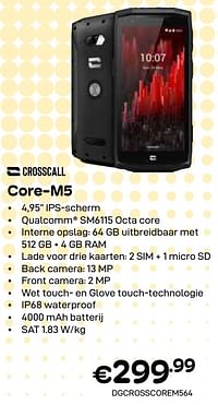 Crosscall core-m5-Crosscall