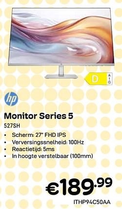Hp monitor series 5 527sh
