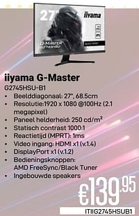 Iiyama g-master g2745hsu-b1-Iiyama