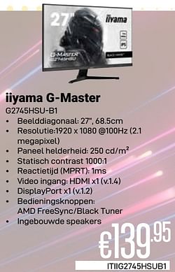 Iiyama g-master g2745hsu-b1