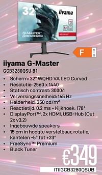 Iiyama g-master gcb3280qsu-b1-Iiyama
