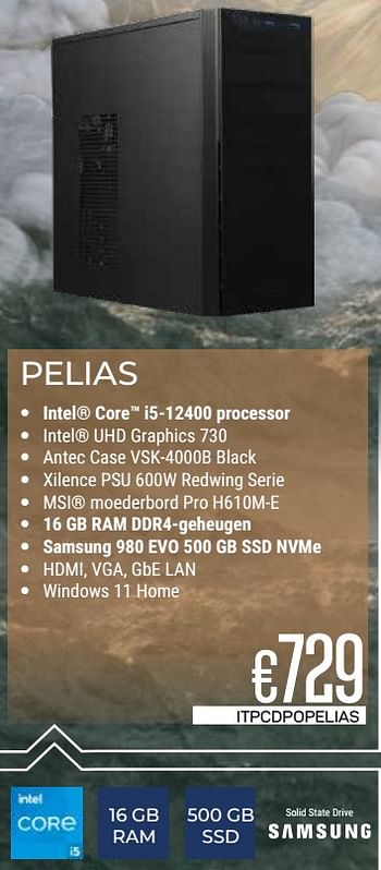 Promotions Pointer systems desktop pelias - Pointer Systems - Valide de 01/04/2024 à 30/04/2024 chez Compudeals