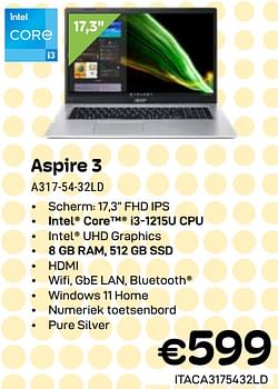 Acer aspire 3 a317-54-32ld