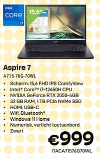 Acer aspire 7 a715-76g-70wl-Acer