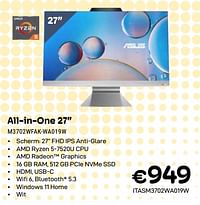 Asus all-in-one 27`` m3702wfak-wa019w-Asus