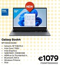 Samsung galaxy book4 np750xgk-kg2be-Samsung