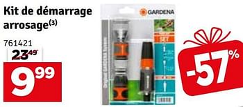 Promoties Kit de démarrage arrosage - Gardena - Geldig van 02/04/2024 tot 21/04/2024 bij Mr. Bricolage