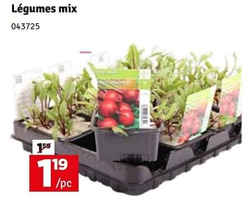 Promotions Légumes mix - Produit maison - Mr. Bricolage - Valide de 02/04/2024 à 21/04/2024 chez Mr. Bricolage