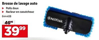 Promoties Brosse de lavage auto - Nilfisk - Geldig van 02/04/2024 tot 21/04/2024 bij Mr. Bricolage