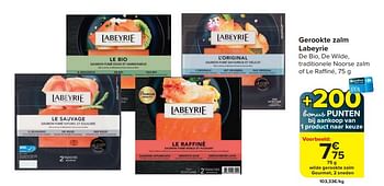 Promoties Gerookte zalm labeyrie - Labeyrie - Geldig van 03/04/2024 tot 15/04/2024 bij Carrefour