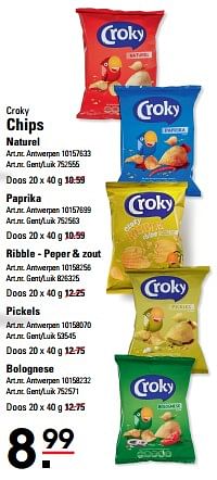 Chips naturel-Croky