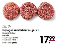 Dry aged runderhamburgers-Kaldenberg