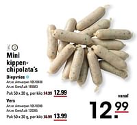 Mini kippenchipolata`s-Huismerk - Sligro