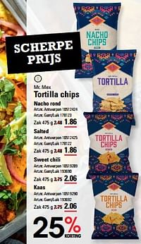 Tortilla chips nacho rond-Mr. Mex