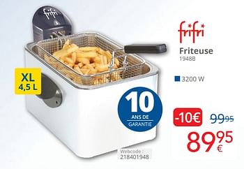 Promoties Frifri friteuse 1948b - FriFri - Geldig van 01/04/2024 tot 30/04/2024 bij Eldi