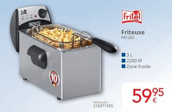 Promoties Fritel friteuse fr1355 - Fritel - Geldig van 01/04/2024 tot 30/04/2024 bij Eldi