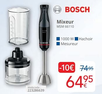 Promoties Bosch mixeur msm 66110 - Bosch - Geldig van 01/04/2024 tot 30/04/2024 bij Eldi